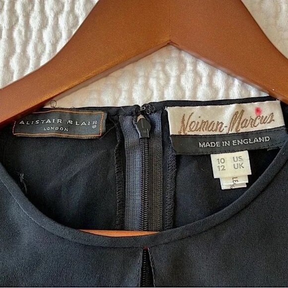 Stunning Vintage 100% Silk Sequin Beaded Midi Mini Designer Dress Wedding Guest - Picture 7 of 14